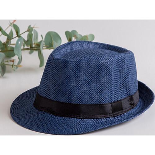 2019 Hot Unisex Women Men Fashion Summer Casual Trendy Beach Sun Straw Panama Jazz Hat Cowboy Fedora Hat Gangster Cap