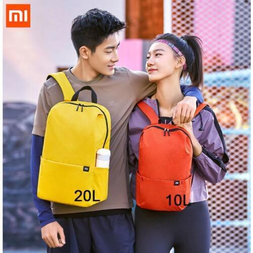 2020 New Miaomi small backpack level anti splashing 10L / 20L capacity youth colorful lightweight backpack YKK zipper
