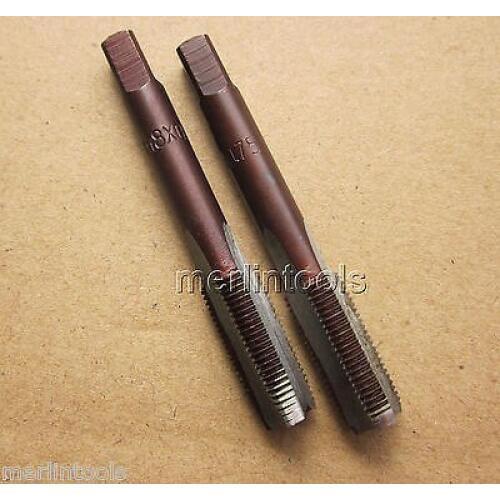 8mm x .75 Metric Taper and Plug Tap M8 x 0.75mm Pitch