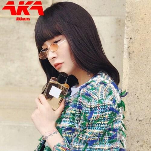 AKAgafas Vintage Sunglasses Women 2021 Alloy Mirror Glasses Lady Retro Metal Personality Sun Glasses Mirror Oculos De Sol Gafas