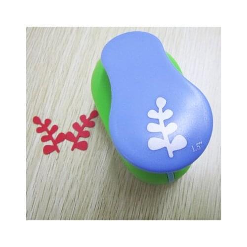 Free Shipping 1.5"(3.8cm) Leaf EVA foam punch paper punch Scrapbook Handmade punchers DIY hole punch puncher