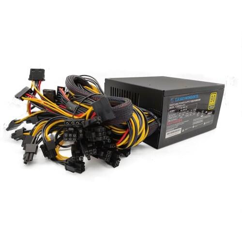 2000W Power Supply Mining ATX Antminer PSU PC Computer Power Supply unit For Mining Miner Machine Support 8 gpu source foraging