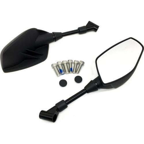 Universal 8mm 10mm Motorbike Side Mirror black Rearview Mirrors For Honda Yamaha Kawasaki Suzuki Scooter Touring Dual Sport bike