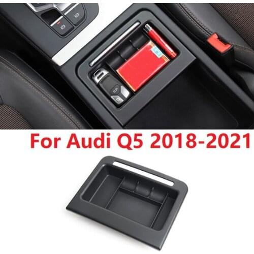 Car Central Armrest Storage Box Stowing Tidying for- Q5 2018-2021