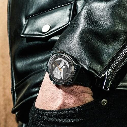 JINLERY Casual Automatic Watch Mens Hollow Sports Mechanical Watch Brand Mens Leather Wristwatch 2021 New часы мужские