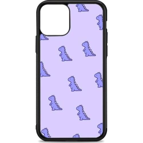 Purple Dinosaurs Phone Case for iPhone 12 mini 11 pro XS Max X XR 6 7 8 plus SE20 High quality TPU silicon cover