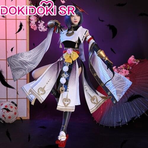 1 Deposit =$5 Coupon DokiDoki-SR Game Genshin Impact Kujo Sara Cosplay Costume Kujo Sara