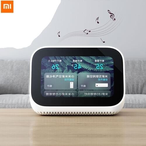 Xiaomi AI Touch Screen Speaker Bluetooth 5.0 3.97 inch Digital Display Alarm Clock WiFi Smart Connection For Smart Mi Speaker