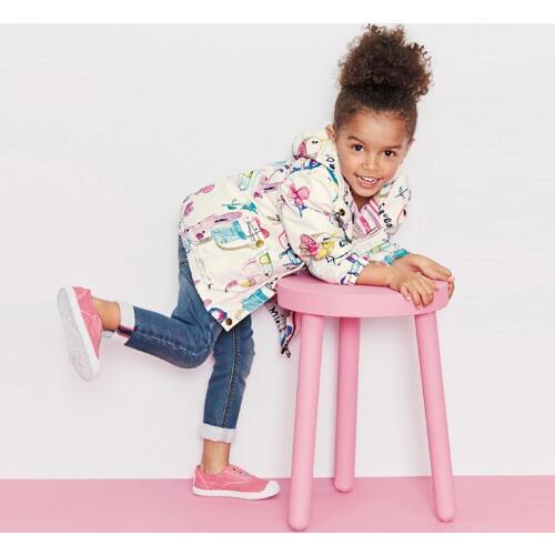 2020 Autumn Girls Jacket For Girls Windbreaker Kids Raincoat Cartoon Coat Children Outerwear Girls Clothes With Hooded