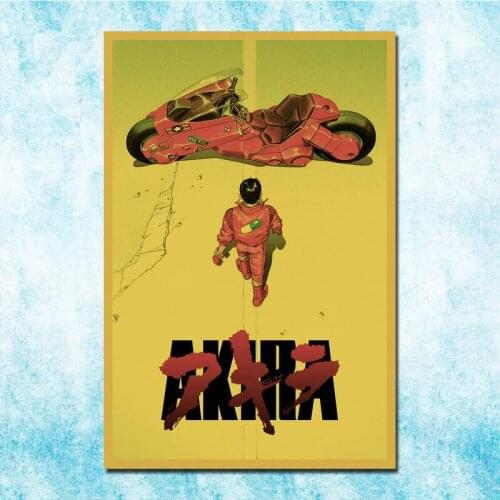 Japanese Anime Movie Akira Poster Art Silk Canvas Retro Print For Home Room Decor-001