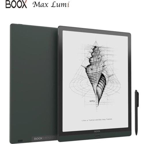 BOOX MAX3 Lumi MAX3 13.3 Inch Android 10 E-ink 64GB/256G E Ink Tablet 2200x1650 OTG Type-C E Ink Notepad Latest Model E-reader