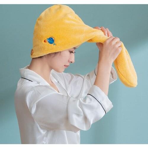 Shower Wrap Hair Drying Cap Super Absorbent Quick-drying Shower Cap Dry Hair Towel Shampoo Towel Pack Turban Cooling Towel