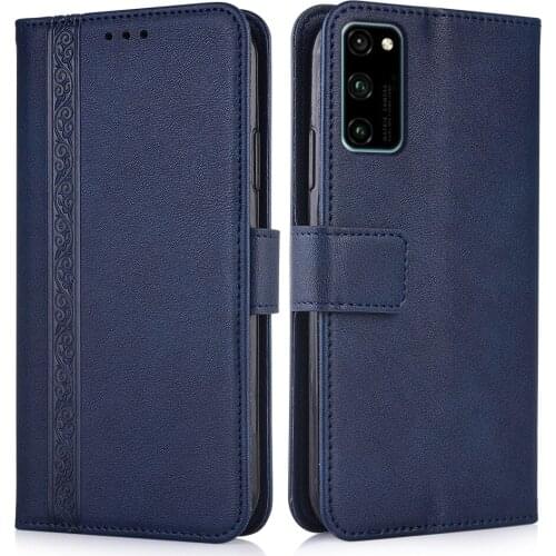 Luxury Flip Wallet Leather Case for Honor View 30 Pro V30 Pro Magnetic Book Protect phone back Cover