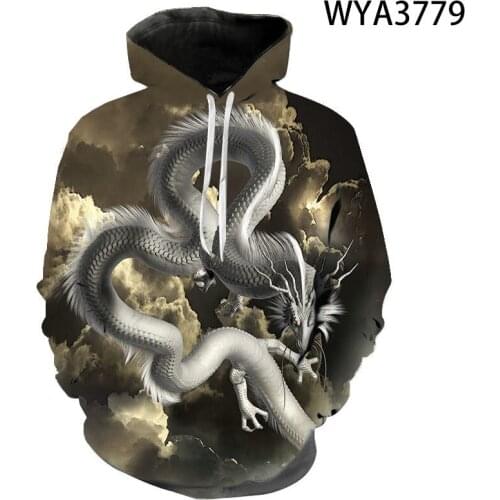 Dragon Hoodies Sweatshirt 3D Printed Men Women Children Fashion Boy Girl Kids Pullover Hooded Streetwear Hoody Jacket Tops