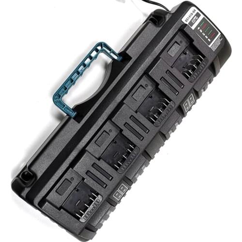For BOSCH 14.4V 18V BAT614 BAT618 Li-ion battery Charger 4-Port 3A Charging Current Replacement Battery Charger BS1418-04 NEWEST