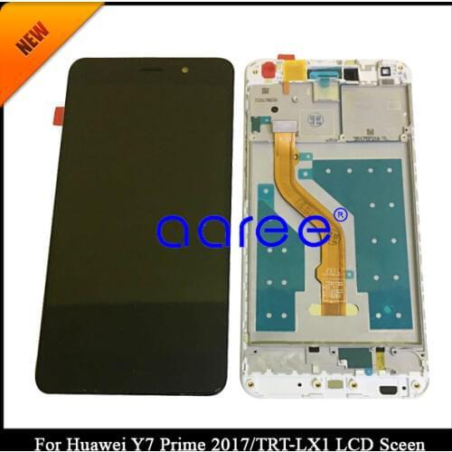 100% Tested For HUAWEI Y7 Prime 2017 LCD Display For Huawei TRT-LX1 TRT-L21A LCD Screen Display Touch Digitizer Assembly
