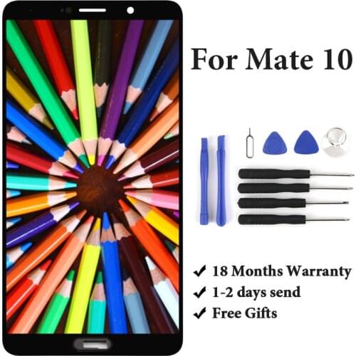 For Huawei Mate 10 LCD Display Digitizer Touch Screen Panel Glass Assembly For Huawei Mate 10 ALP-L29 L09 AL00 LCD Screen