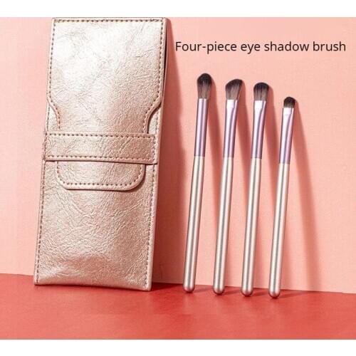 4 Pieces of Makeup Brush Eye Shadow Brush Set Eye Shadow Lip Eyebrow Brush High Quality Professional Lip Brush Makeup Tool