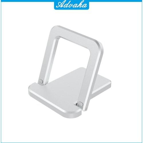 Advaka 2pcs Universal 50x40mm Sliver Notebook Mini Stand Portable Folding Bracket For Macbook / Asus / Lenovo / Samsung