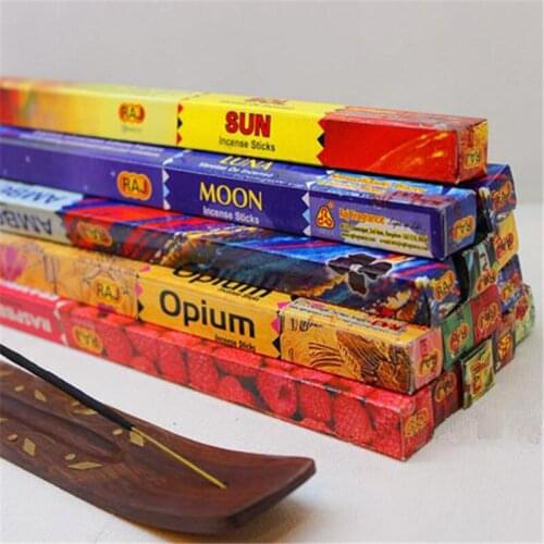 2box 16pcs Tibetan 22 Cm India Stick Incenses White Sage Sandalwood Natural Household Indoor Clean Air Indian Incense Sticks