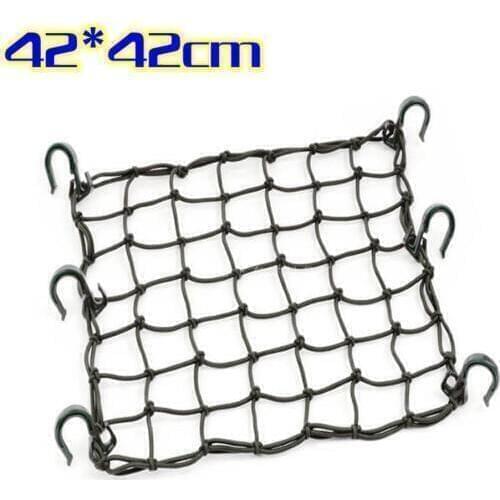 Bike Bicycle Back Seat Motorcycle Cargo Luggage Net Stretches For Groceries,helmet, Raincoat, Bag Fixed Motorcycle Cargo Net