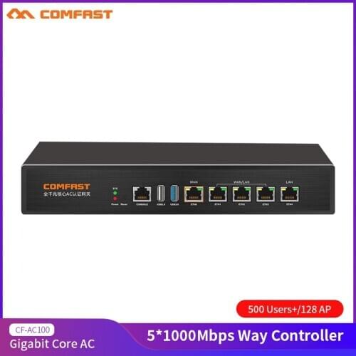 Comfast CF-AC100 Gigabit AC Authentication Gateway Routing MT7621 880Mhz Multi WAN Load balance Core Gateway wifi project router