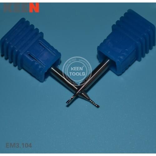 EM3.104mm High Quality 10pcs/lot 1/8 CNC Bits Single Flute Spiral Router Carbide End Mill Cutter Tools
