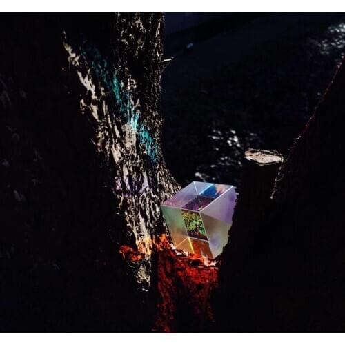 Color Prism Six Sides 23mm CUBE Cube of Light Creative Gift Rainbow Photo Concept Gift