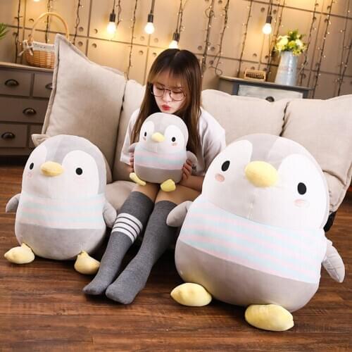 Giant Soft Fat Penguin Plush Toys Stuffed Cartoon Animal Doll Fashion Cute Toy for Kids Baby Girls Lover Christmas Birthday Gift