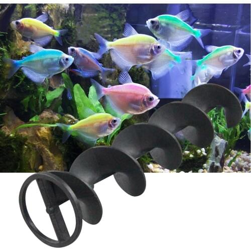24cm Spiral Shape Overflow Flow Mute Silencer Aquarium Muffler Replacement Accessories Fish Tank Tools
