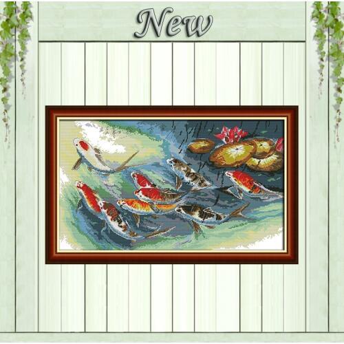 Surplus Year after Year animal Painting Counted Print on the canvas DMC 14CT 11CT DIY Cross Stitch Needlework Kits Embroider Set