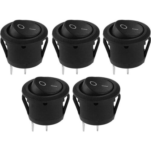 KCD1-105 round boat switch toggle switch power switch x x mm self-locking switch 22 rocker 27 rocker 22 power T0Z8 switch G5O9