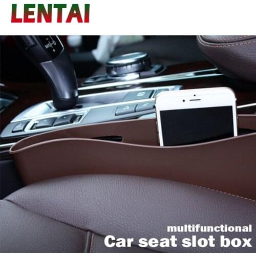 LENTAI NEW 1PC Car Storage Box Seat side & back For BMW E60 E36 E46 E90 E39 E30 F30 F10 F20 X5 E53 E70 E87 E34 E92 M Accessories
