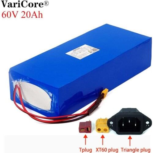 VariCore e-bike battery 60v 20ah 18650 li-ion battery pack bike conversion kit bafang 1000w BMS High power protection