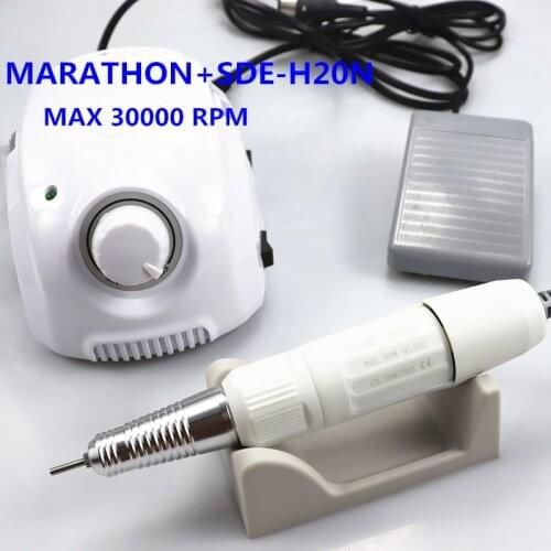 Strong 210 Manicure Machine marathon Champion 65W Micromotor 35000RPM H20N Handpiece Electric Nail Drills Nail Art Equipment