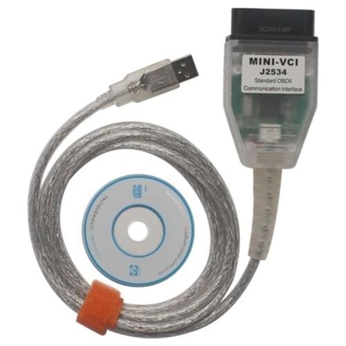 MINI VCI V14.10.028 for TOYOTA Mini-VCI Single Cable Support for Toyota TIS OEM Diagnostic Software