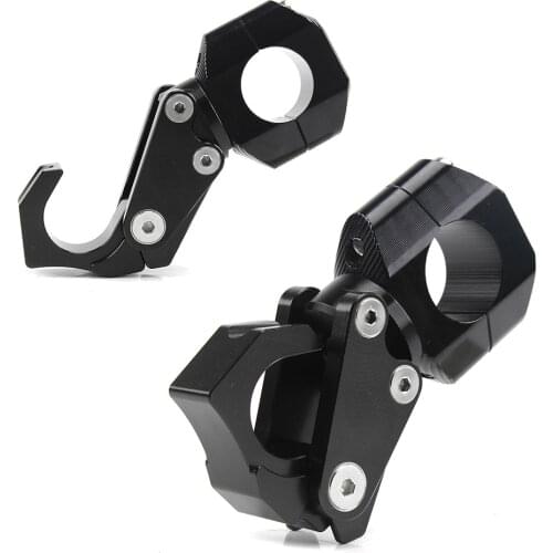 Motorcycle Aluminum Alloy Universal Modification Accessorie Electric Vehicle Folding Hook 22mm Handlebar Hook Helmet Handle Hook
