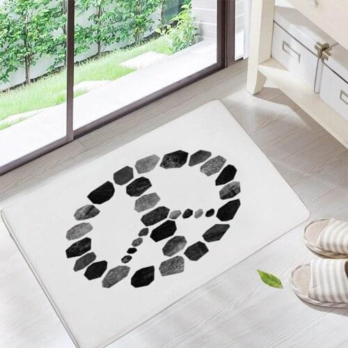 Floor Doormats Living Rooms Anti-slip Carpet for Home Balcony Bedroom Kitchen Bathroom Rug Entrance Door Mat