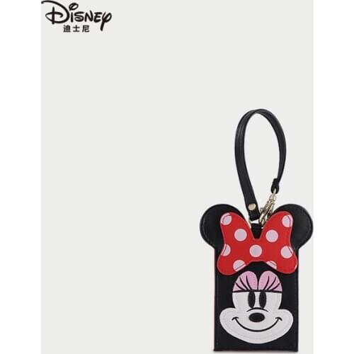 Disney 2020 New Classic Mickey Mouse Wallet Genuine ID Bag Minnie Mouse Fashion All-match Coin Purse Animation