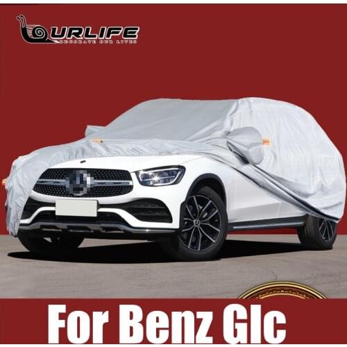 Full Car Covers Snow Ice Dust Sun UV Shade Cover Oxford Cloth Car Outdoor Cover For Mercedes Benz GLC 200 260 300 Accessories