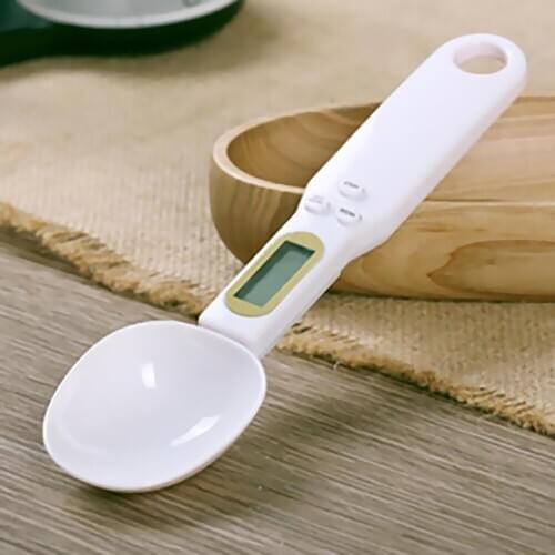 500g/0.1g Portable LCD Digital Kitchen Scale Measuring Spoon Gram Electronic Spoon Weight Volumn Food Scale New High Quality