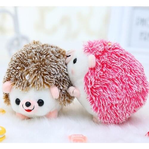 Pretty Hedgehog Plush Toys Model Doll Pendants Bag Hangings Ornament Christmas Present Stuffed Toy for Children Kids Gifts