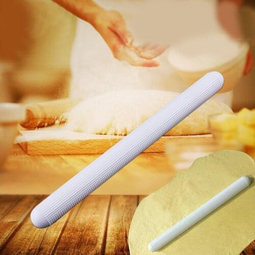 3D Plastic 1Pcs Rolling Pin Non-Stick Kitchen Rolling Pin Fondant Dumpling Skin Bread Dough Bakeware Rolling Pins Kitchen Tools