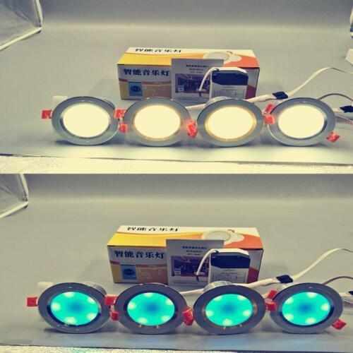 Modern LED Music Ceiling Lamp APP Remote Control Downlight Ceiling Lights for Livng Room Childrens Room Dining Room Study Foyer