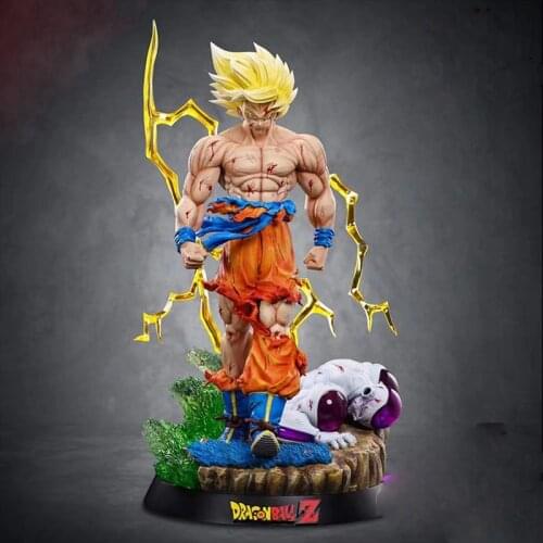Presale KRC Studio Wukong VS Friezaa GK Base Can Be Lighted] Limited Edition Handmade Figure Model
