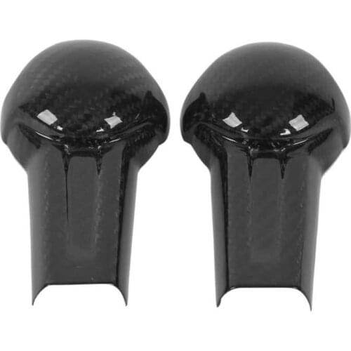 Car styling Car Mirror Gear Shift Knob Cover Trim Carbon Fiber Replacement for Ford Mustang 2015‑2020 auto mirror