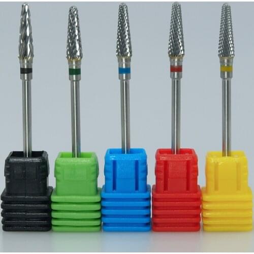 In stock!2018 carbide nail drill bit electric nail file drill bit coarse carbide drill 3/32'' 602801 high quality Nail file,buff