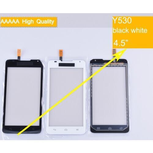10Pcs/lot For Huawei Ascend Y530 Y530-U00 Touch Screen Touch Panel Sensor Digitizer Front Outer Glass Lens Touchscreen No LCD