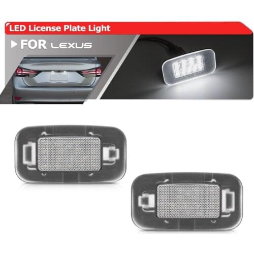 2x For Lexus GS200t GS250 GS350 GS450h GS F IS250 IS200t IS300 IS350 RC RC F SMD Rear Tag Lamp Canbus Led License Plate Lights