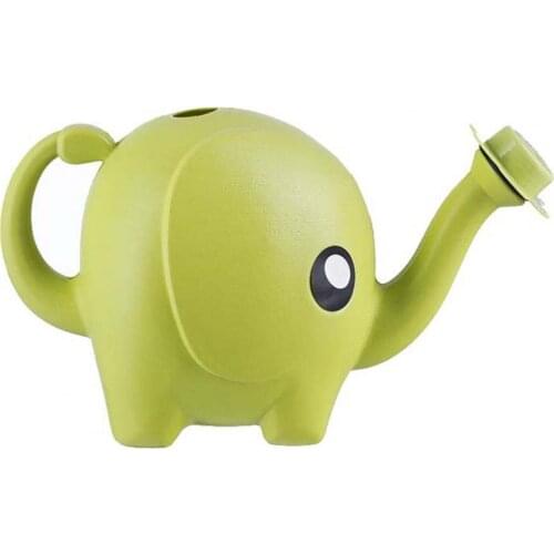 80%HOT1L Water Can Anti-slid Handle Large Capacity PP Cute Elephant Shape Water Pot for Garden
